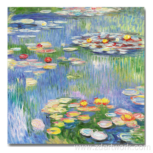 World famous paintings of water lilies